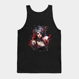 Cyber Trash Polka Tank Top